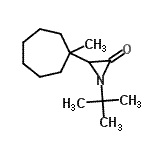 CAS#: 26944-18-3, 3-(1-Methylcycloheptyl)-1-(2-Methyl-2-Propanyl)-2-Aziridinone