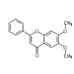 CAS#: 26964-27-2, 6,7-Dimethoxy-2-Phenyl-4H-Chromen-4-One