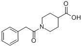 CAS 登录号：26965-32-2， 1-苯基乙酰基-哌啶-4-羧酸