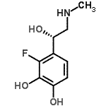 CAS#: 269742-63-4, 3-Fluoro-4-[(1S)-1-Hydroxy-2-(Methylamino)Ethyl]-1,2-Benzenediol