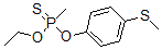CAS 登录号:2703-13-1, 乙氧基-甲基-(4-甲硫基苯氧基)-巯基膦烷