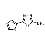 CAS#: 27049-71-4, 5-(2-Thienyl)-1,3,4-Oxadiazol-2-Amine