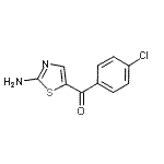 CAS#: 27053-24-3, (2-Amino-1,3-Thiazol-5-Yl)(4-Chlorophenyl)Methanone