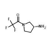 CAS#: 270584-80-0, 1-[(3R)-3-Amino-1-Pyrrolidinyl]-2,2,2-Trifluoroethanone