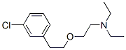 CAS 登录号：27078-27-9， 2-[2-(3-氯苯基)乙氧基]-N,N-二乙基-乙胺