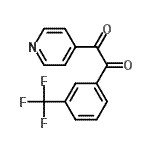 CAS 登录号：271247-57-5， 1-(4-吡啶基)-2-[3-(三氟甲基)苯基]乙烷-1,2-二酮