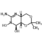 CAS#: 272106-61-3, (4aR,8R,8aS)-6-Amino-2,2-Dimethyl-4,4A,8,8A-Tetrahydro-7H-[1,3]Dioxino[5,4-d]Pyrimidine-7,8-Diol