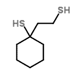 CAS#: 27214-61-5, 1-(2-Sulfanylethyl)Cyclohexanethiol