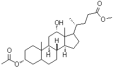 CAS#: 27240-83-1, Methyl (3alpha,8xi,9xi,10xi,12alpha,13xi,14xi,17xi)-3-acetoxy-12-hydroxycholan-24-oate