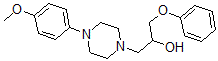 CAS#: 2725-15-7, 1-[4-(4-Methoxyphenyl)Piperazin-1-Yl]-3-(Phenoxy)Propan-2-Ol
