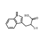 CAS 登录号：27266-99-5， 3-(1H-吲哚-3-基)-2-硫基丙酸