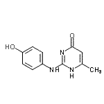 CAS#: 272791-41-0, 2-[(4-Hydroxyphenyl)Amino]-6-Methyl-4(1H)-Pyrimidinone