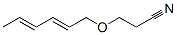 CAS#: 27310-18-5, 3-(2,4-Hexadienyloxy)Propanenitrile