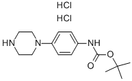 CAS 登录号：273727-52-9， (4-哌嗪-1-基-苯基)-氨基甲酸叔丁酯二盐酸盐