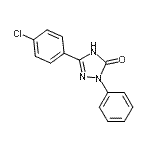 CAS 登录号：27423-54-7， 5-(4-氯苯基)-2-苯基-1,2-二氢-3H-1,2,4-三唑-3-酮