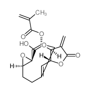 CAS#: 27428-86-0, 2-Methylpropenoic Acid [(1aR,4Z,5aR,8aR,9S,10aR,11R)-1A,2,5A,7,8,8A,9,10-Octahydro-11-Hydroxy-8-Methylene-7-Oxo-3H-4,10alpha-(Methanoxymethano)Oxireno[5,6]Cyclodeca[1,2-b]Furan-9-Yl] Ester