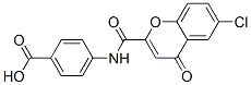 CAS#: 27455-38-5, 4-[[(6-Chloro-4-Oxo-4H-1-Benzopyran-2-Yl)Carbonyl]Amino]Benzoic Acid
