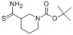 CAS 登录号：274682-80-3， 3-(硫代氨基甲酰)哌啶-1-羧酸叔丁酯