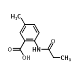 CAS#: 274901-74-5, 5-Methyl-2-(Propionylamino)Benzoic Acid