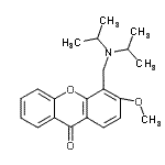 CAS#: 27500-70-5, 4-[(Diisopropylamino)Methyl]-3-Methoxy-9H-Xanthen-9-One