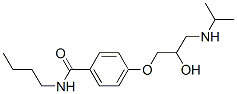 CAS#: 27519-62-6, N-Butyl-4-[2-Hydroxy-3-[(1-Methylethyl)Amino]Propoxy]Benzamide