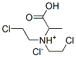 CAS 登录号:2752-21-8, 二(2-氯乙基)-(1-羟基-1-氧代丙烷-2-基)氯化铵