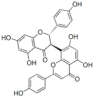 CAS 登录号：27542-37-6， 8-[(2S,3R)-5,7-二羟基-2-(4-羟基苯基)-4-氧代-色满-3-基]-5,7-二羟基-2-(4-羟基苯基)苯并吡喃-4-酮