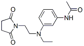 CAS 登录号：27550-64-7， N-[3-[[(2,5-二氧代-1-吡咯烷基)乙基]乙基氨基]苯基]-乙酰胺