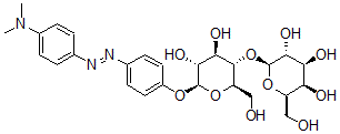 CAS 登录号：27597-77-9， 4-(4-二甲胺苯基偶氮) beta-乳糖苷