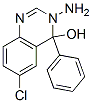 CAS 登录号:27610-14-6, 3-氨基-6-氯-3,4-二氢-4-苯基喹唑啉-4-醇