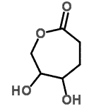 CAS 登录号：27610-27-1， 5,6-二羟基-2-氧杂环庚烷酮