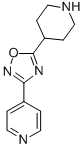 CAS 登录号：276237-03-7， 4-(5-哌啶-4-基-1,2,4-恶二唑-3-基)吡啶