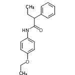 CAS 登录号：2769-40-6， N-(4-乙氧基苯基)-2-苯基丁酰胺