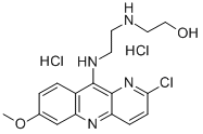 CAS#: 27739-78-2, 2-Chloro-6-methoxy-9-[2-(2-hydroxyethyl)aminoethylamino]-1-azaacridinedihydrochloride