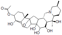 CAS#: 2777-79-9, 4,9-Epoxy-Cevane-3beta,4beta,14,15alpha,16beta,20-Hexol 3-Acetate