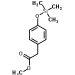 CAS 登录号：27798-62-5， 甲基{4-[(三甲基硅烷基)氧基]苯基}乙酸酯