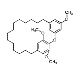CAS#: 27825-39-4, 5,24,25-Trimethoxy-2-Oxatricyclo[20.2.2.1<Sup>3,7</Sup>]Heptacosa-1(24),3(27),4,6,22,25-Hexaene