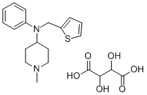 CAS 登录号：2784-55-6， 噻苯哌胺酒石酸盐