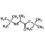 CAS 登录号：27844-07-1， 三甲基硅烷基N-(三甲基硅烷基)丙氨酸酯