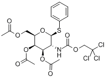 CAS#: 278784-83-1, Phenyl 3,4,6-Tri-O-Acetyl-2-Deoxy-1-Thio-2-(2,2,2-Trichloroethoxyformamido)-beta-D-Galactopyranoside
