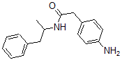 CAS 登录号：2792-95-2， 2-(4-氨基苯基)-N-(1-苯基丙烷-2-基)乙酰胺