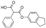 CAS 登录号：27932-00-9， (2,3-二氢-1H-茚-5-基)苯基丙二酸氢酯