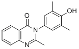 CAS 登录号:27945-43-3, 3-(4-羟基-3,5-二甲基苯基)-2-甲基喹唑啉-4(3H)-酮