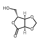 CAS#: 279682-97-2, (3aR,6R,6aR)-6-(Hydroxymethyl)Dihydrofuro[3,4-d][1,3]Dioxol-4(3aH)-One