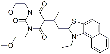 CAS#: 27969-53-5, 5-[2-(1-Ethylnaphtho[1,2-d]Thiazol-2(1H)-Ylidene)-1-Methylethylidene]-1,3-Bis(2-Methoxyethyl)Barbituric Acid