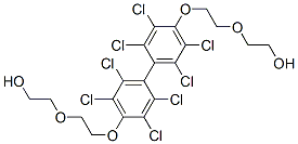 CAS#: 28031-44-9, 4,4'-Bis[2-(2-hydroxyethoxy)ethoxy]octachlorobiphenyl