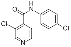CAS 登录号：280556-78-7， 3-氯-N-(4-氯苯基)-4-吡啶甲酰胺