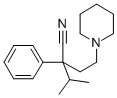 CAS 登录号：2809-50-9， 3-甲基-2-苯基-2-(2-哌啶-1-基乙基)丁腈