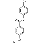 CAS 登录号：28099-28-7， 4-羟基苯基4-甲氧基苯甲酸酯