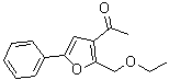 CAS 登录号：281198-94-5， 1-[2-(乙氧基甲基)-5-苯基-3-呋喃基]乙酮
